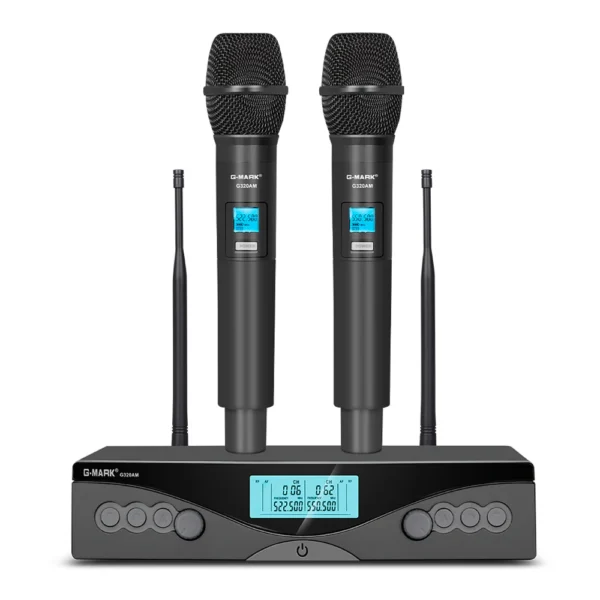 Wireless Microphone G-MARK G320AM / Set 2 Τμχ.